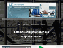 Tablet Screenshot of inforpem.com.br